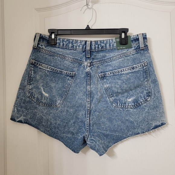 Wild Fable Size 14 / 32 High Rise Cutoff Jean Shorts, NEW with Tag - Picture 2 of 12